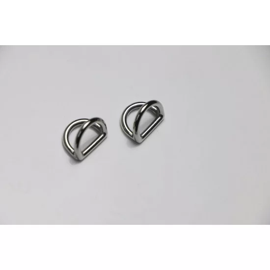 Hermes, stainless steel, double D-ring, dee ring, D ring